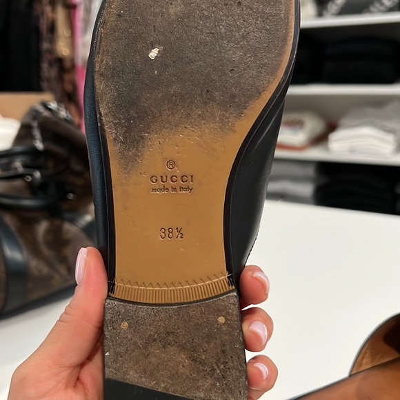COPY - WOMEN'S PRINCETOWN LEATHER SLIPPER Gucci Size 38 1/2 - Picture 5 of 10